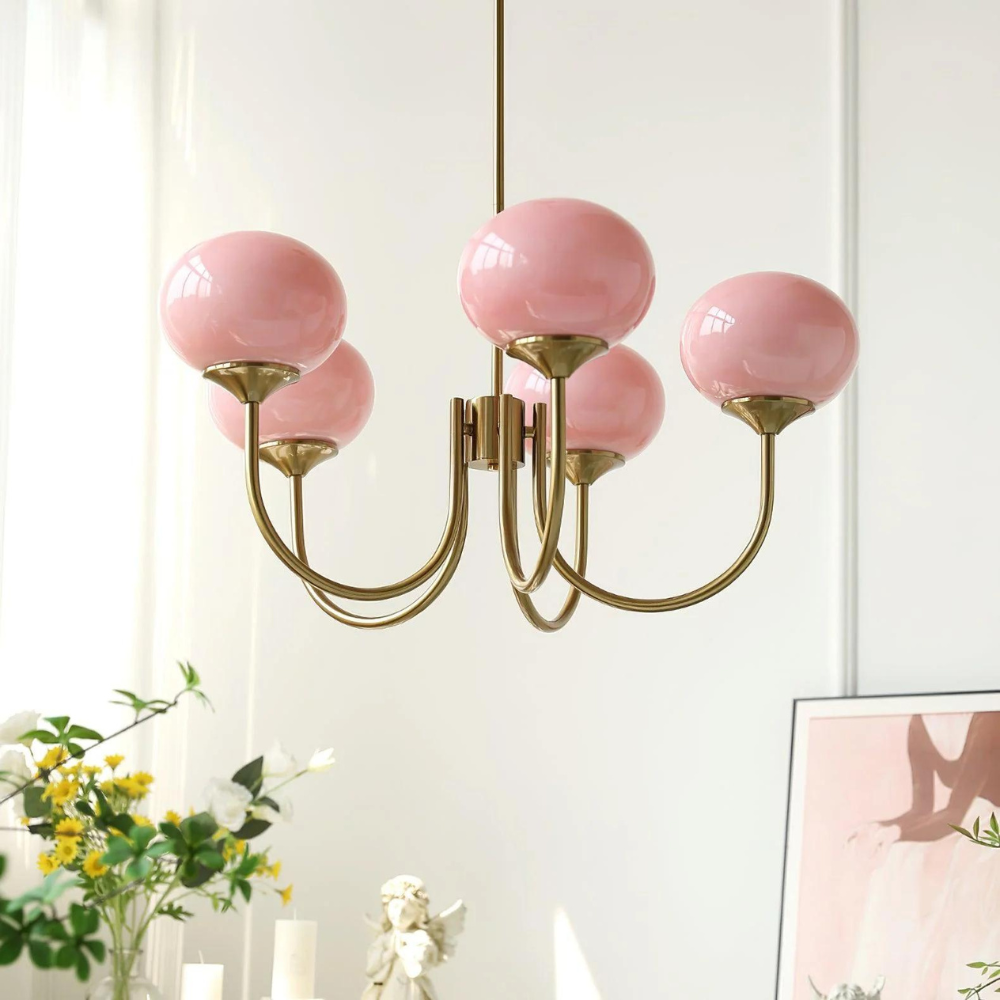 Modern chandelier marshmallow design