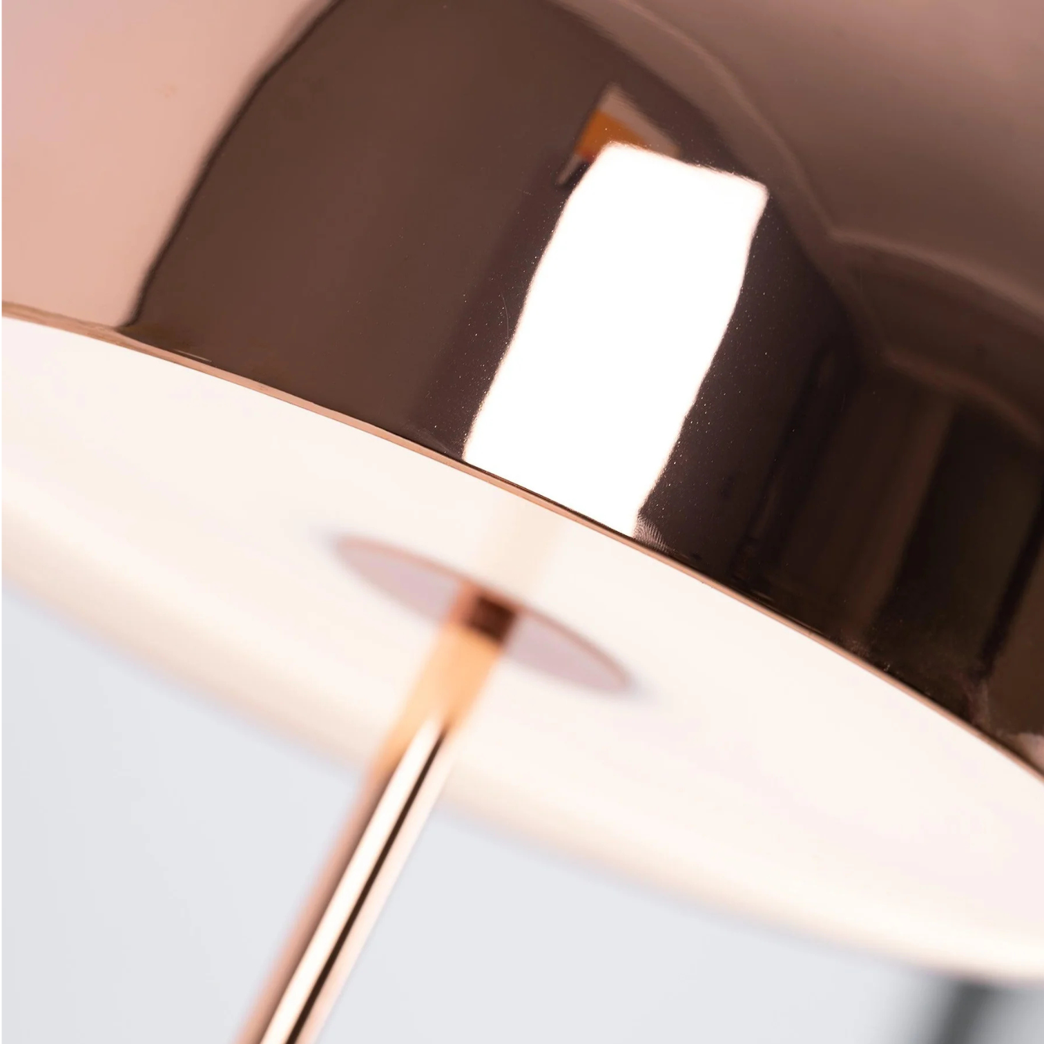 Modern Arched Metal Table Lamp with Soft Dimming