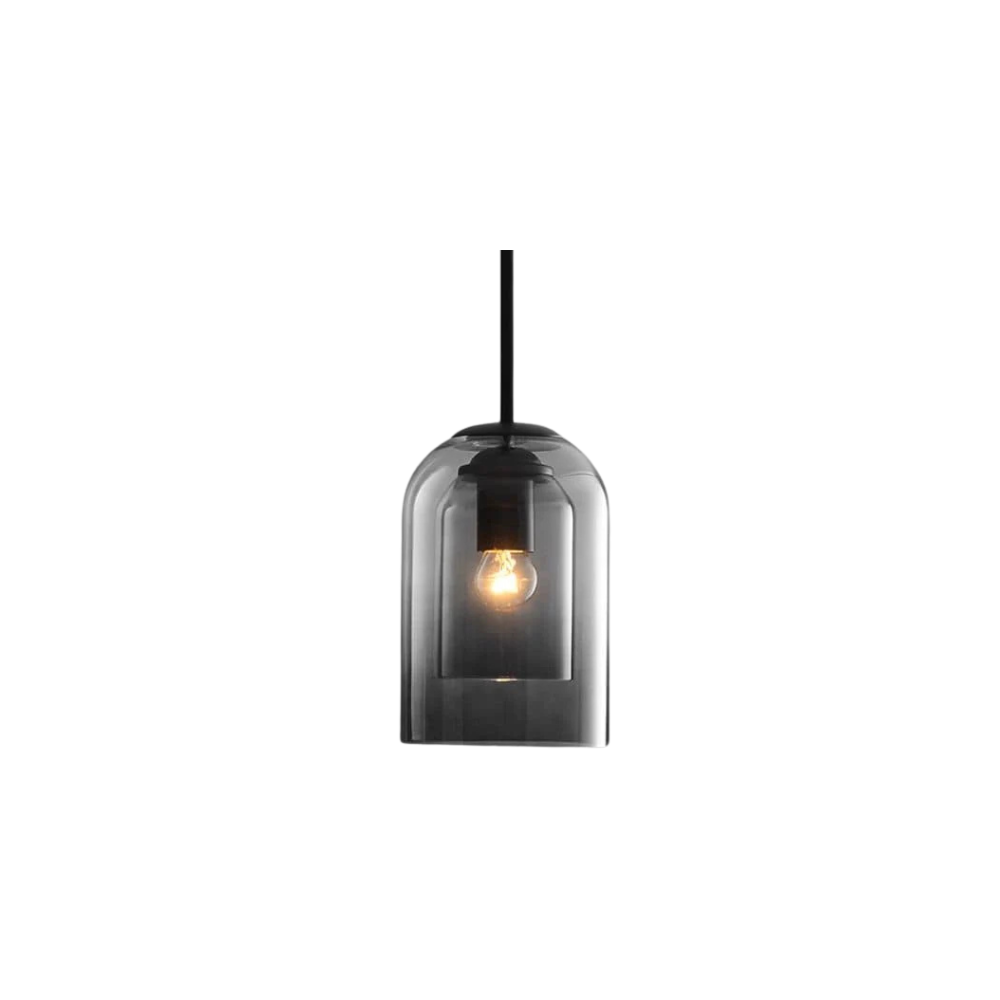 Pendant Light Glass Dome Modern Elegance