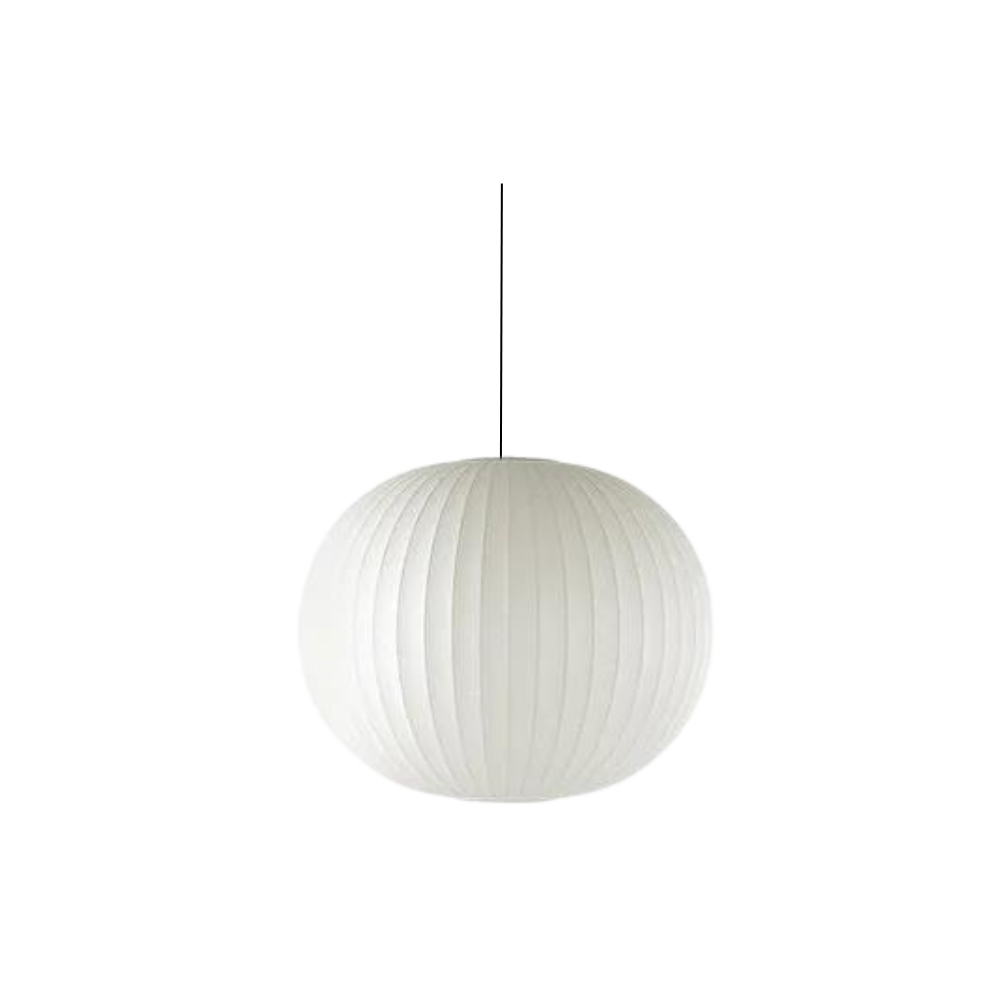 Japandi Fabric Pendant Light