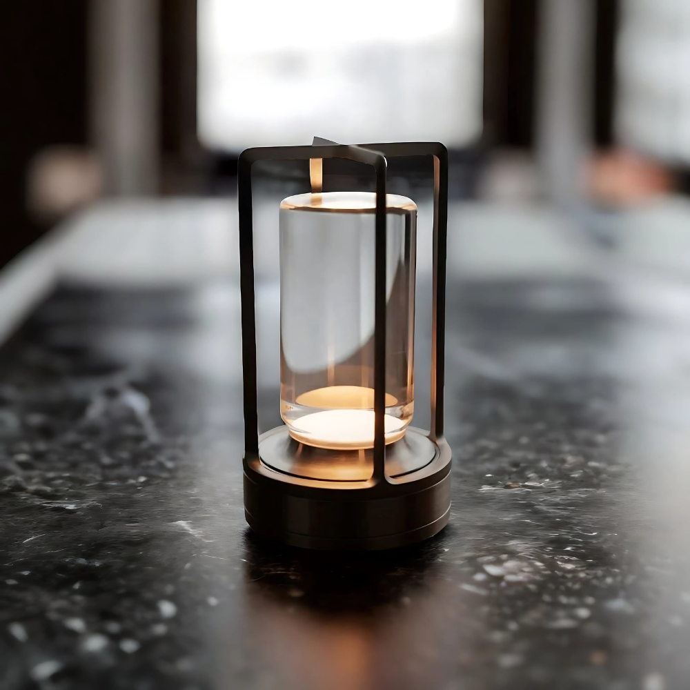 Cordless Crystal Lantern with Touch Sensor