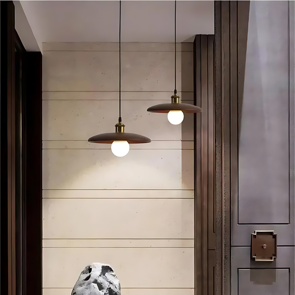 Ceiling Light Japandi Wood Minimalist Design