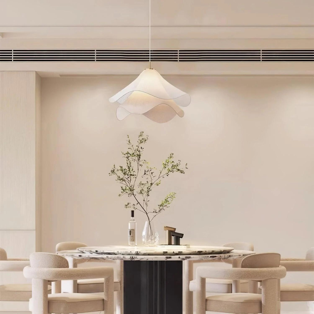 Modern pendant light soft diffused design