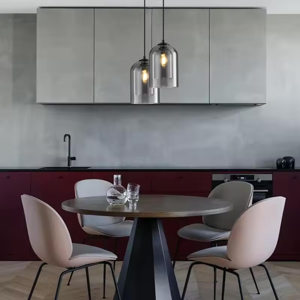 Pendant Light Glass Dome Modern Elegance