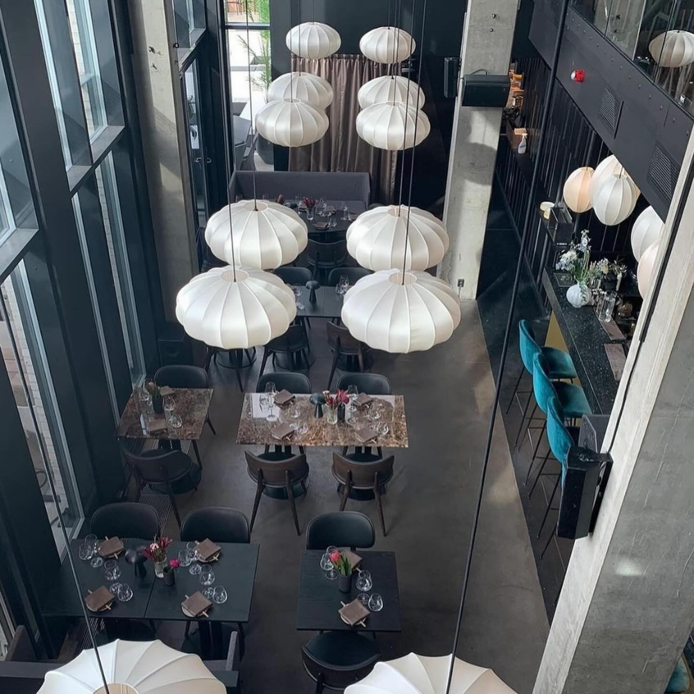 Handcrafted Silk Pendant Light