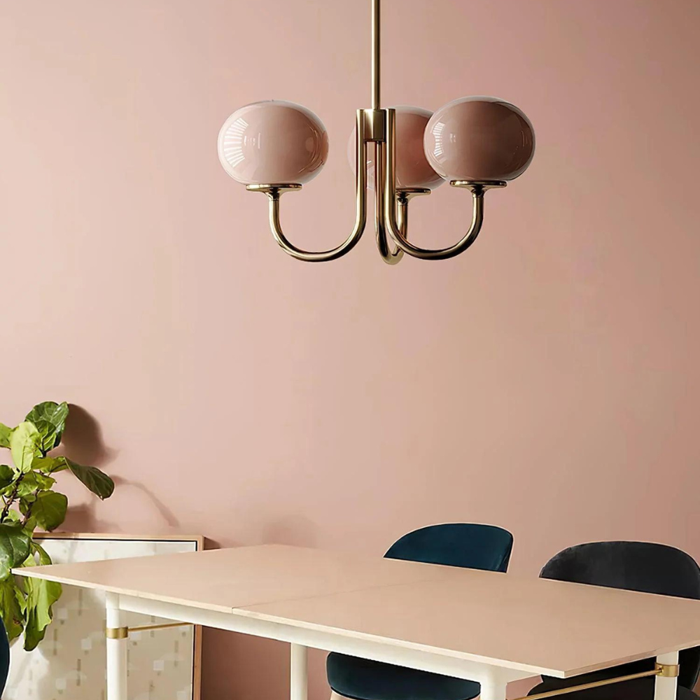 Modern chandelier marshmallow design