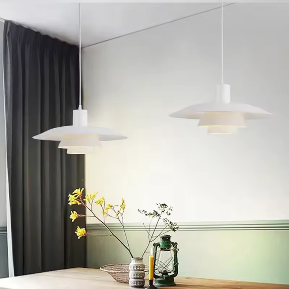 Pendant Light Layered Japandi Minimalist Design