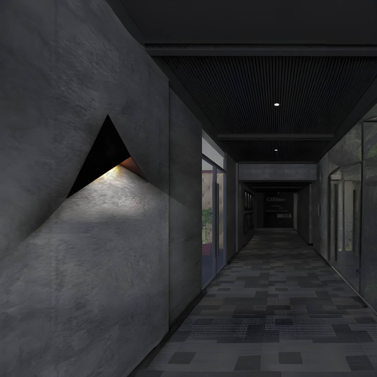 Iron Wall-Mounted LED Lamp