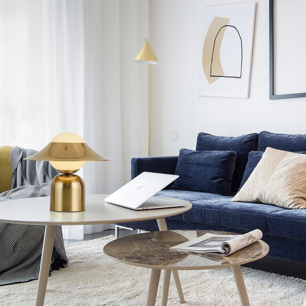 Retro Metal Table Lamp with Adjustable Brightness