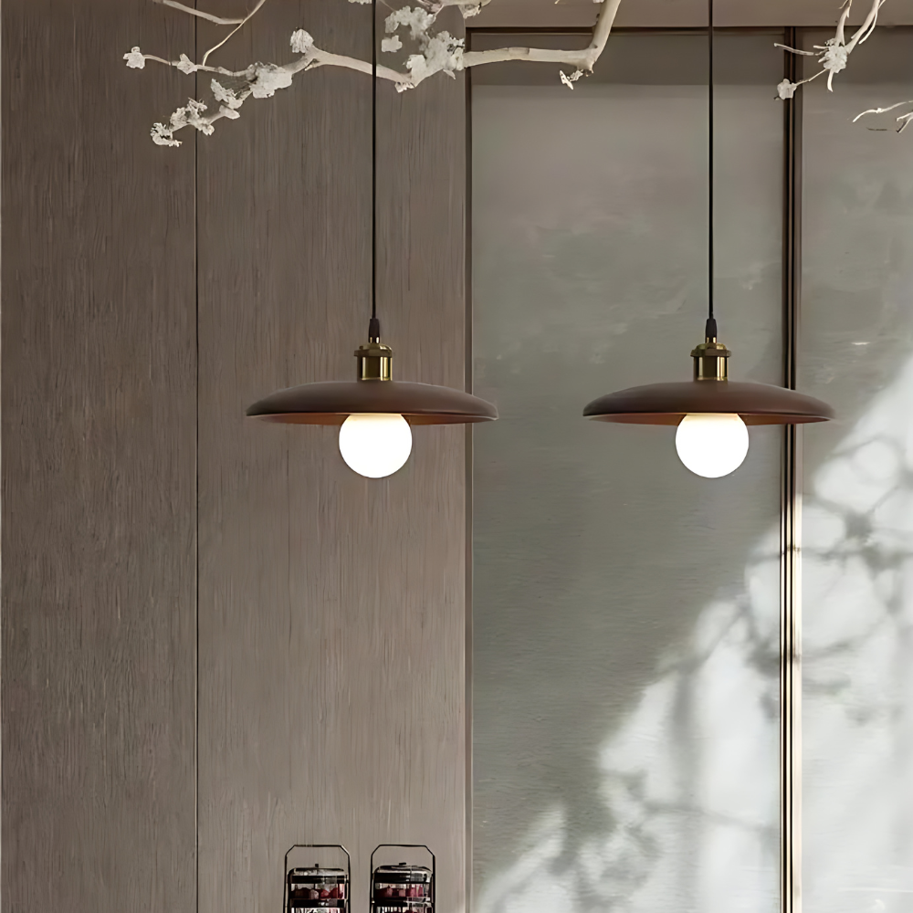 Ceiling Light Japandi Wood Minimalist Design