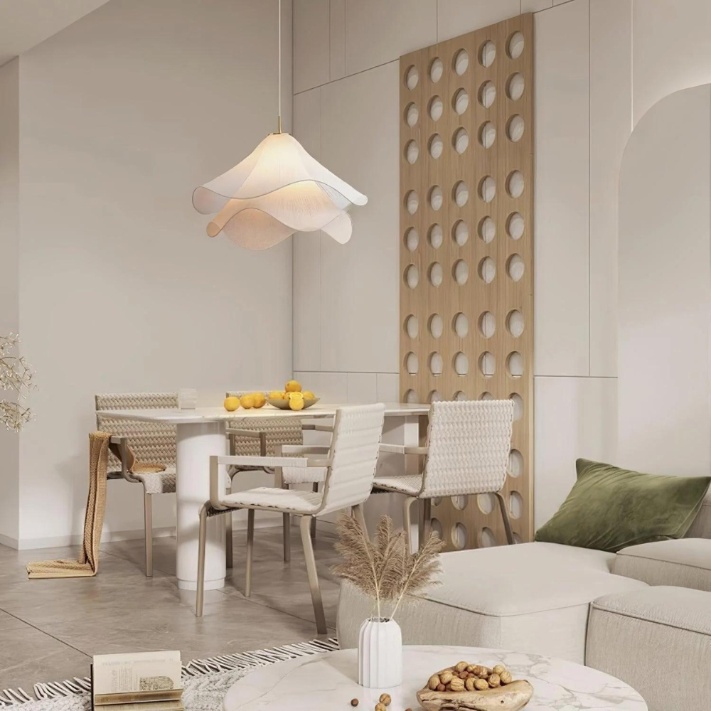 Modern pendant light soft diffused design