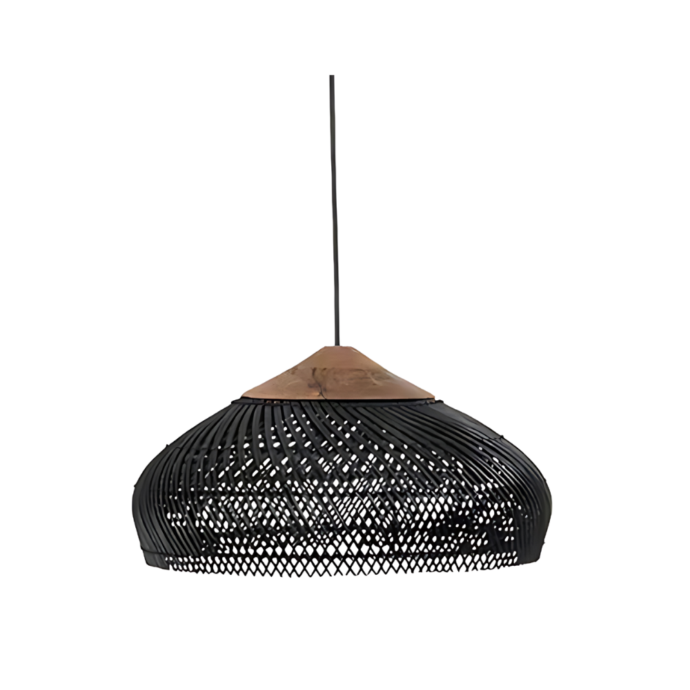 Pendant Light Japandi Rattan Handmade Boho Style