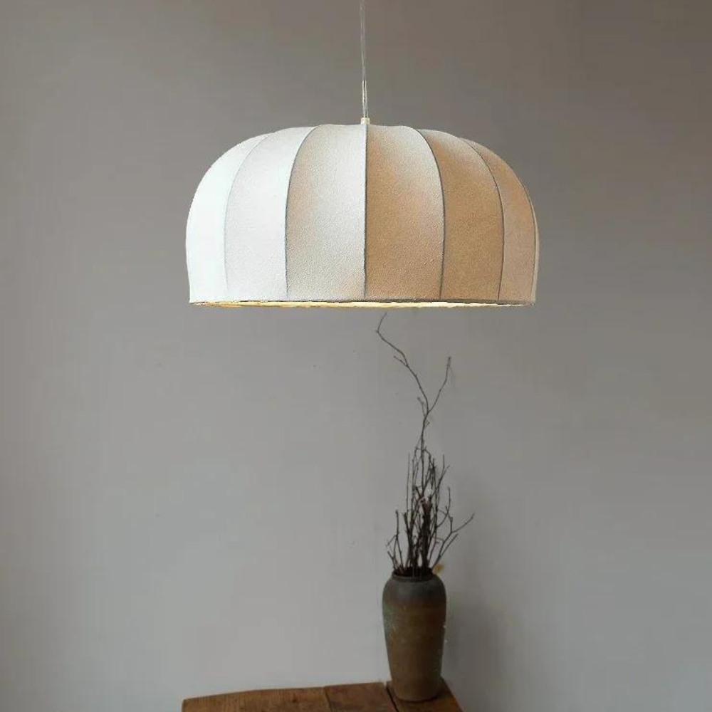 Handcrafted Wooden Pendant Light – Modern Natural Ceiling Lamp