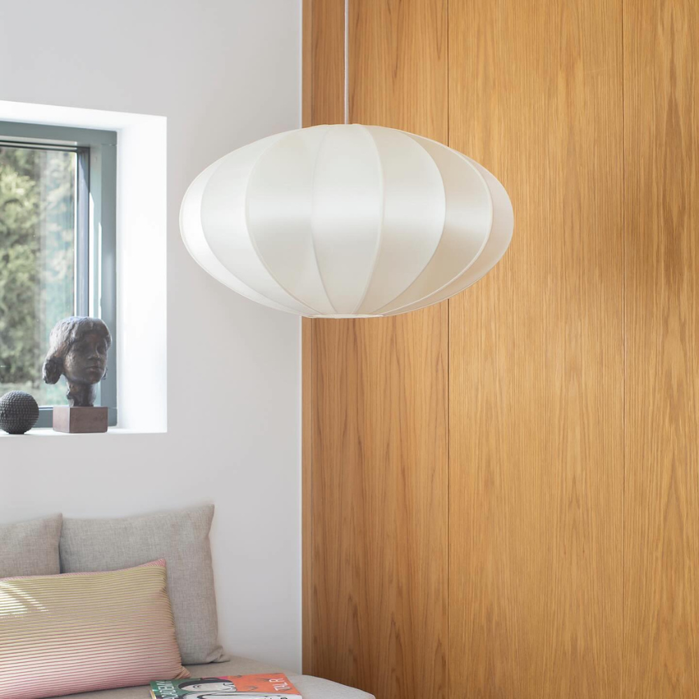Handcrafted Silk Pendant Light