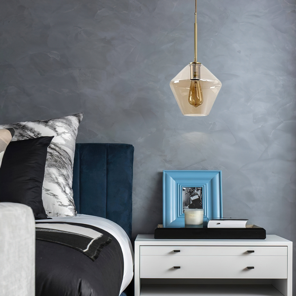 Blown Glass Pendant Light