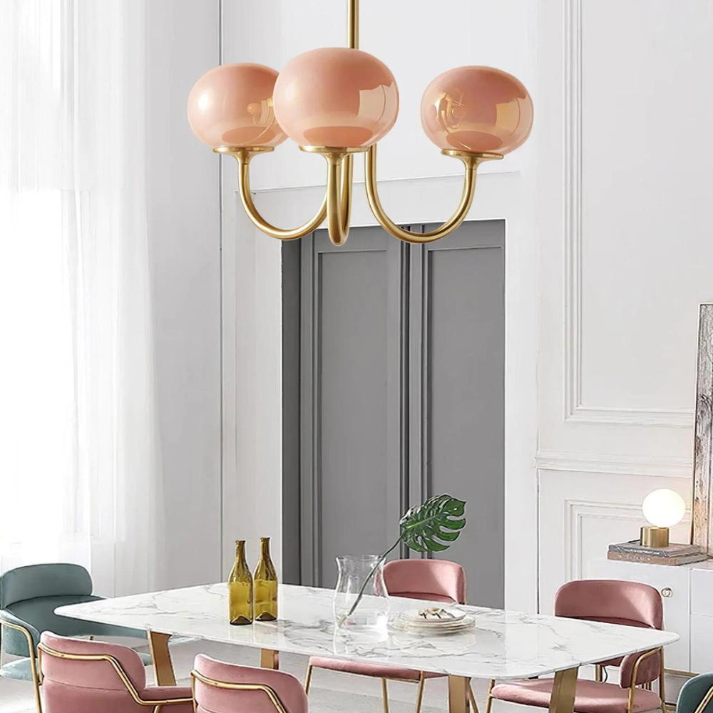 Modern chandelier marshmallow design