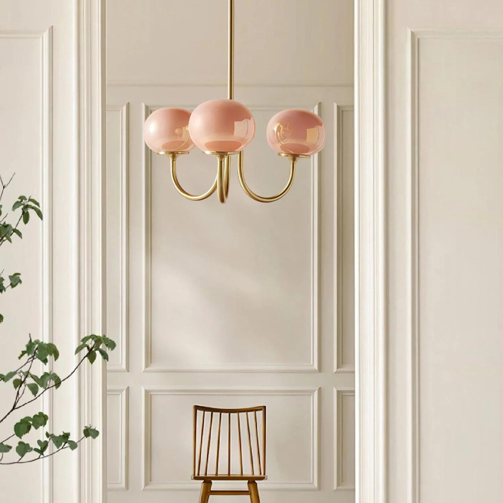 Modern chandelier marshmallow design