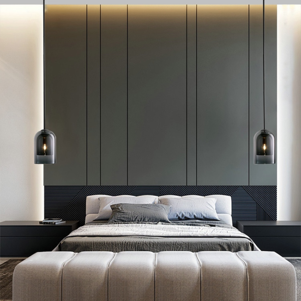 Pendant Light Glass Dome Modern Elegance