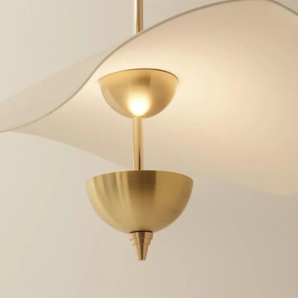 Lotus-Inspired Pendant Light – Modern Adjustable Ceiling Lamp