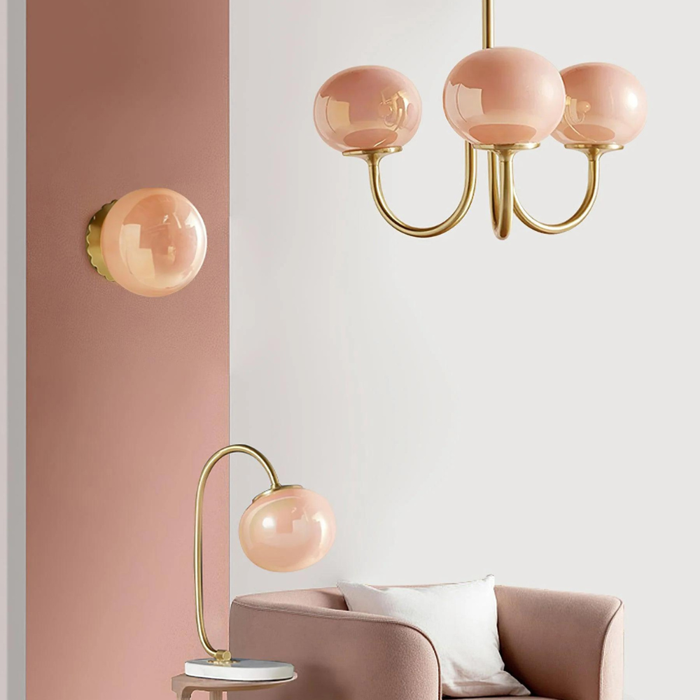 Modern chandelier marshmallow design