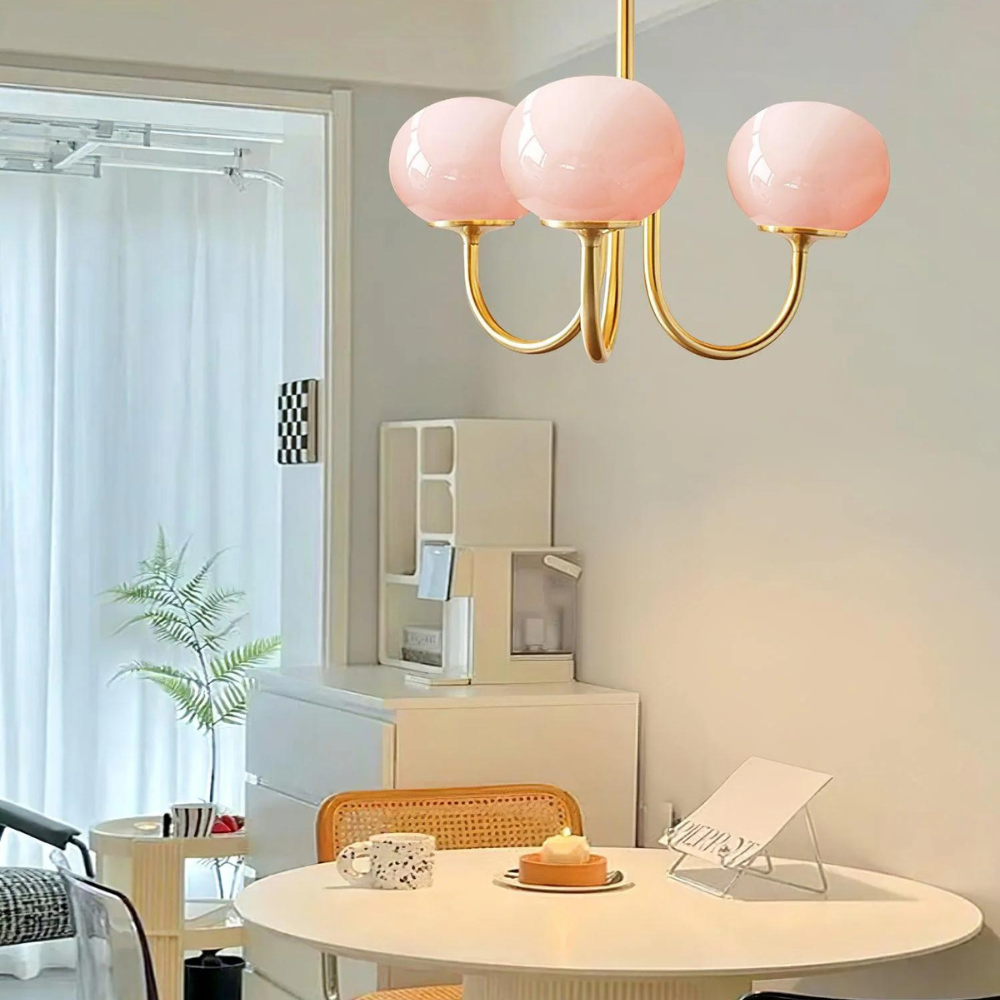 Modern chandelier marshmallow design