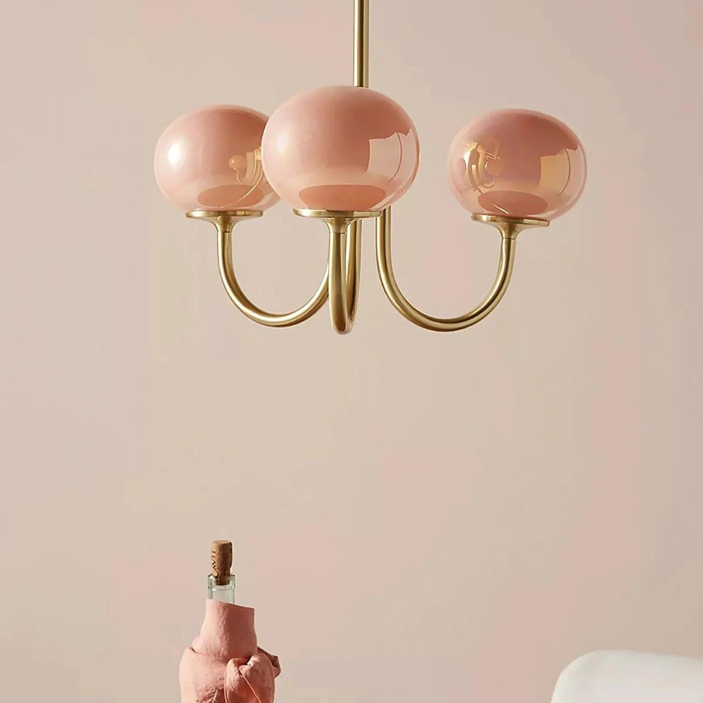 Modern chandelier marshmallow design