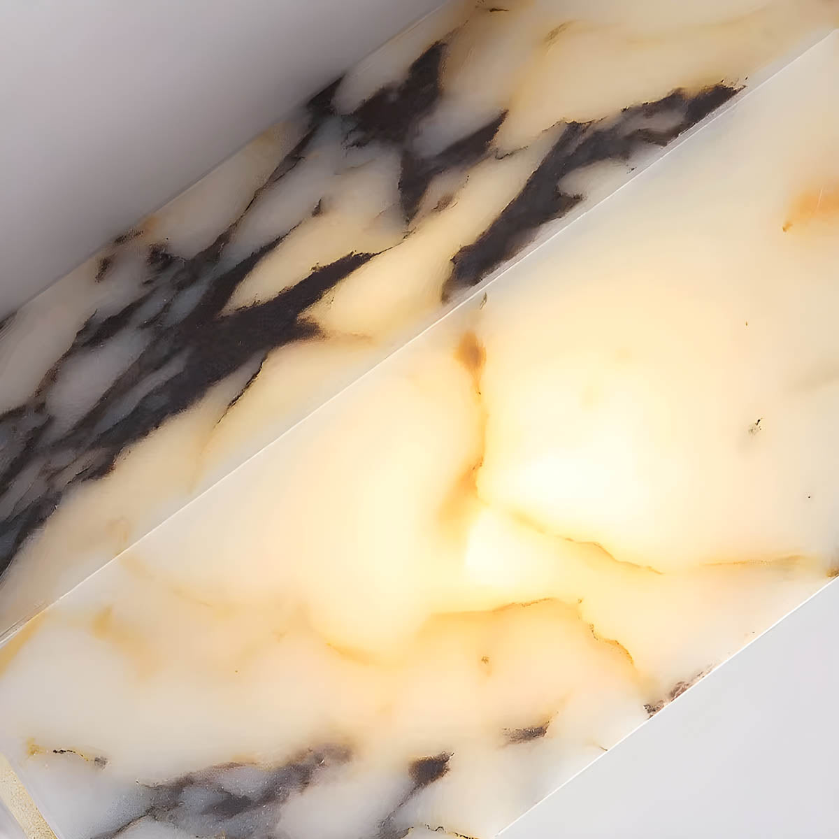 Natural Stone Rectangular LED Wall Light