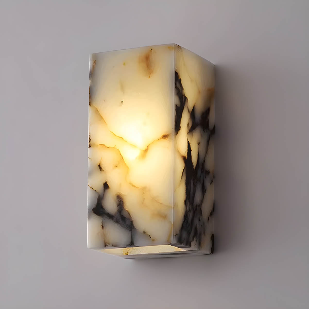 Natural Stone Rectangular LED Wall Light