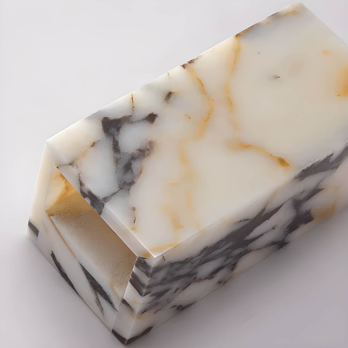 Natural Stone Rectangular LED Wall Light