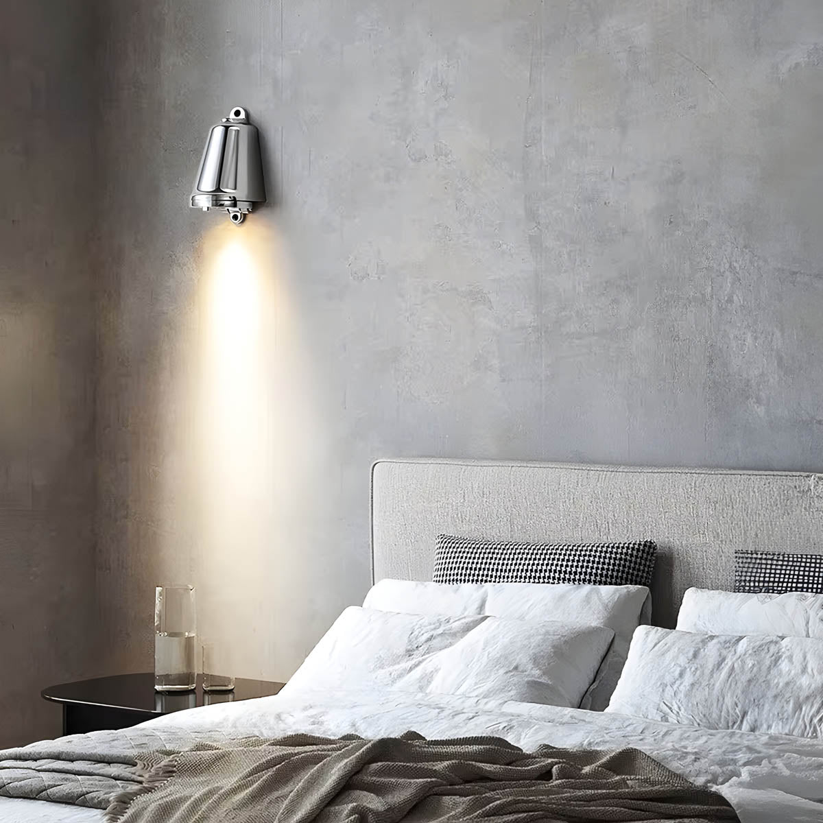 Aluminium outdoor wall light LED integrated