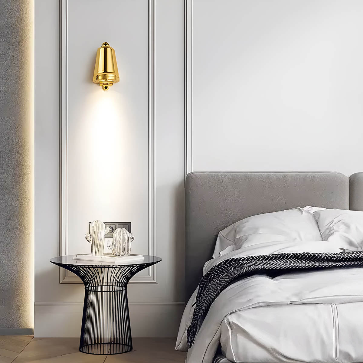 Aluminium outdoor wall light LED integrated