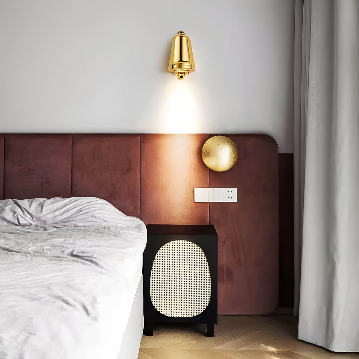 Aluminium outdoor wall light LED integrated