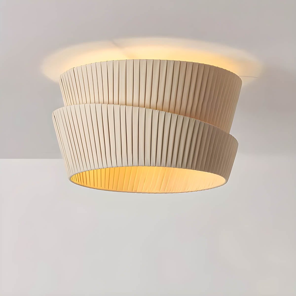 Pleated Hessian Ceiling & Pendant Light E27 45-65 cm