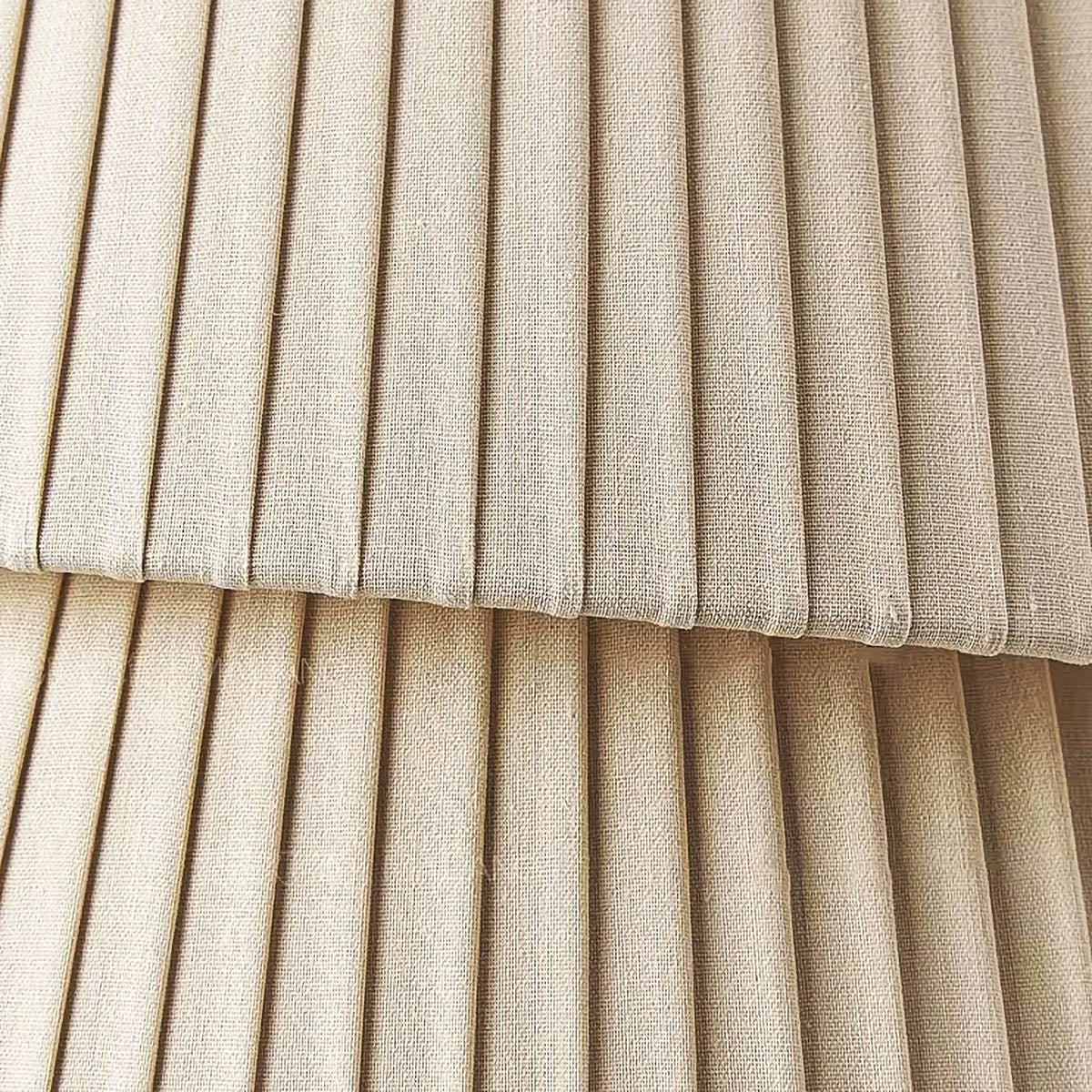 Pleated Hessian Ceiling & Pendant Light E27 45-65 cm