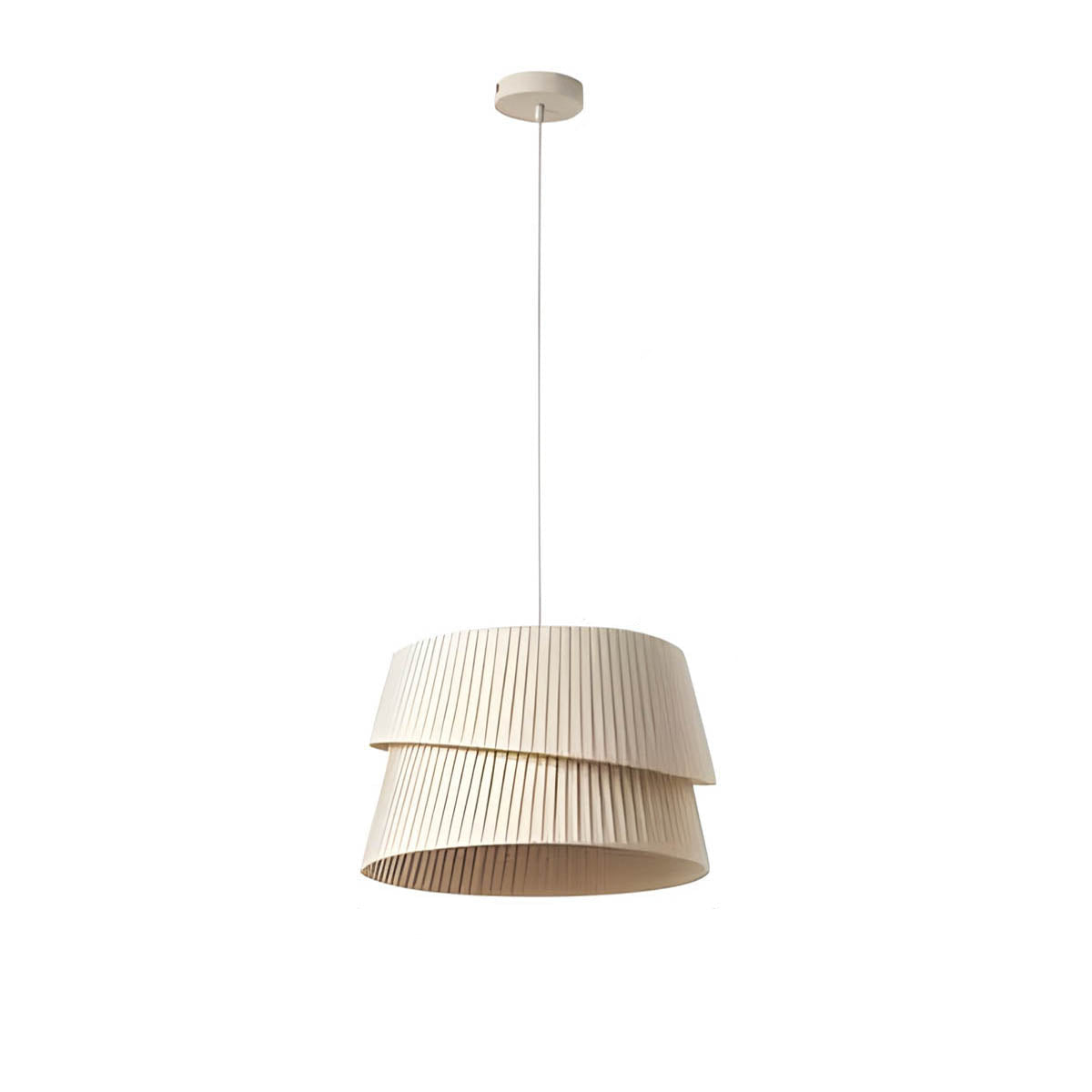 Pleated Hessian Ceiling & Pendant Light E27 45-65 cm