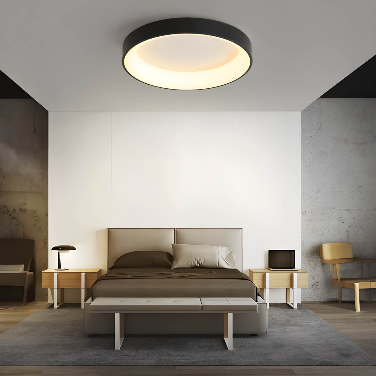 Circular Surface-Mount LED Ceiling Light 30-60 cm