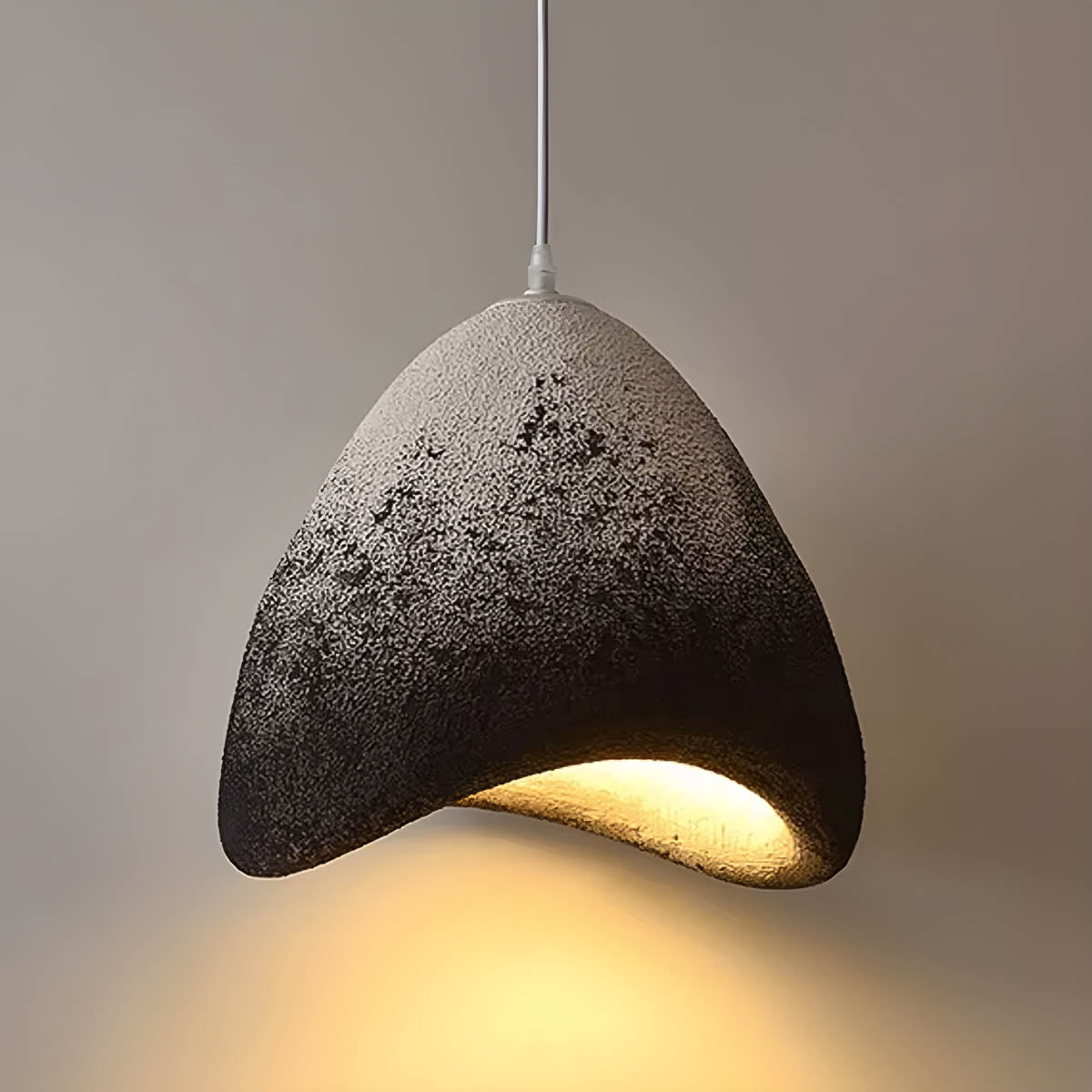 Modern ARCUS Pendant Light Cord-Pendant E27 LED, Ø 33 cm (Polystyrene & Metal)