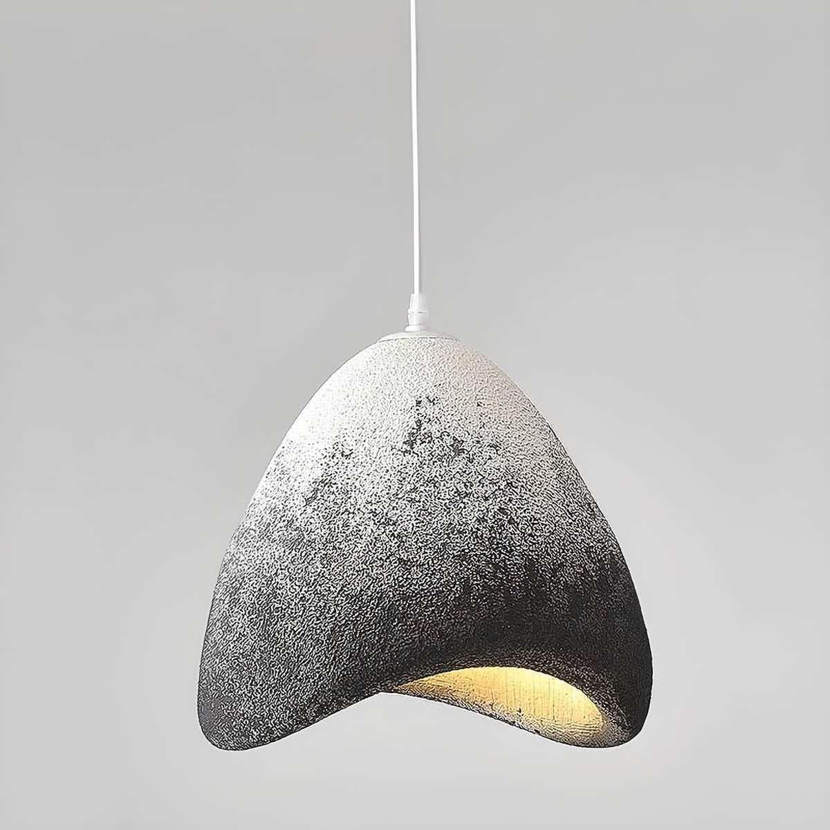Modern ARCUS Pendant Light Cord-Pendant E27 LED, Ø 33 cm (Polystyrene & Metal)