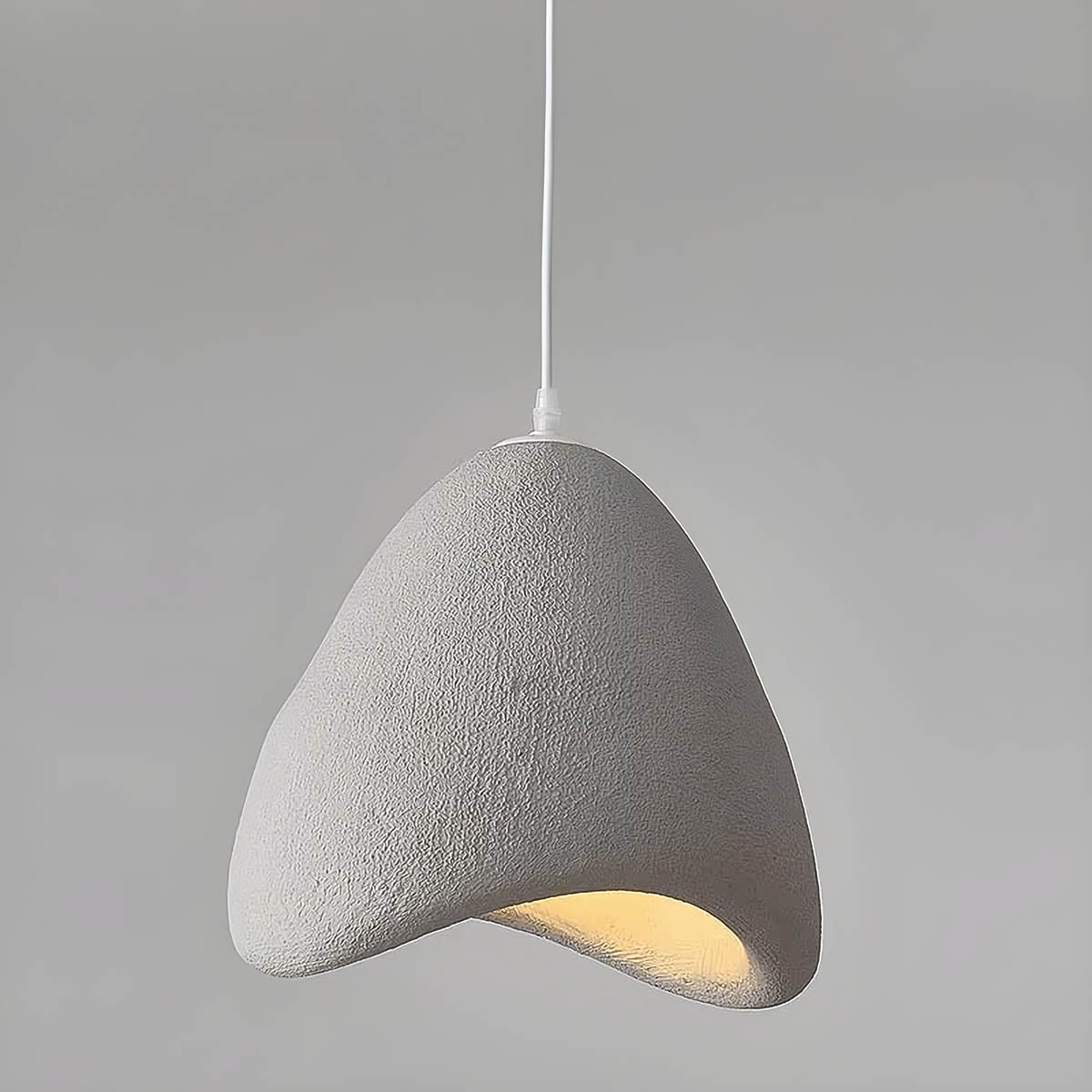Modern ARCUS Pendant Light Cord-Pendant E27 LED, Ø 33 cm (Polystyrene & Metal)
