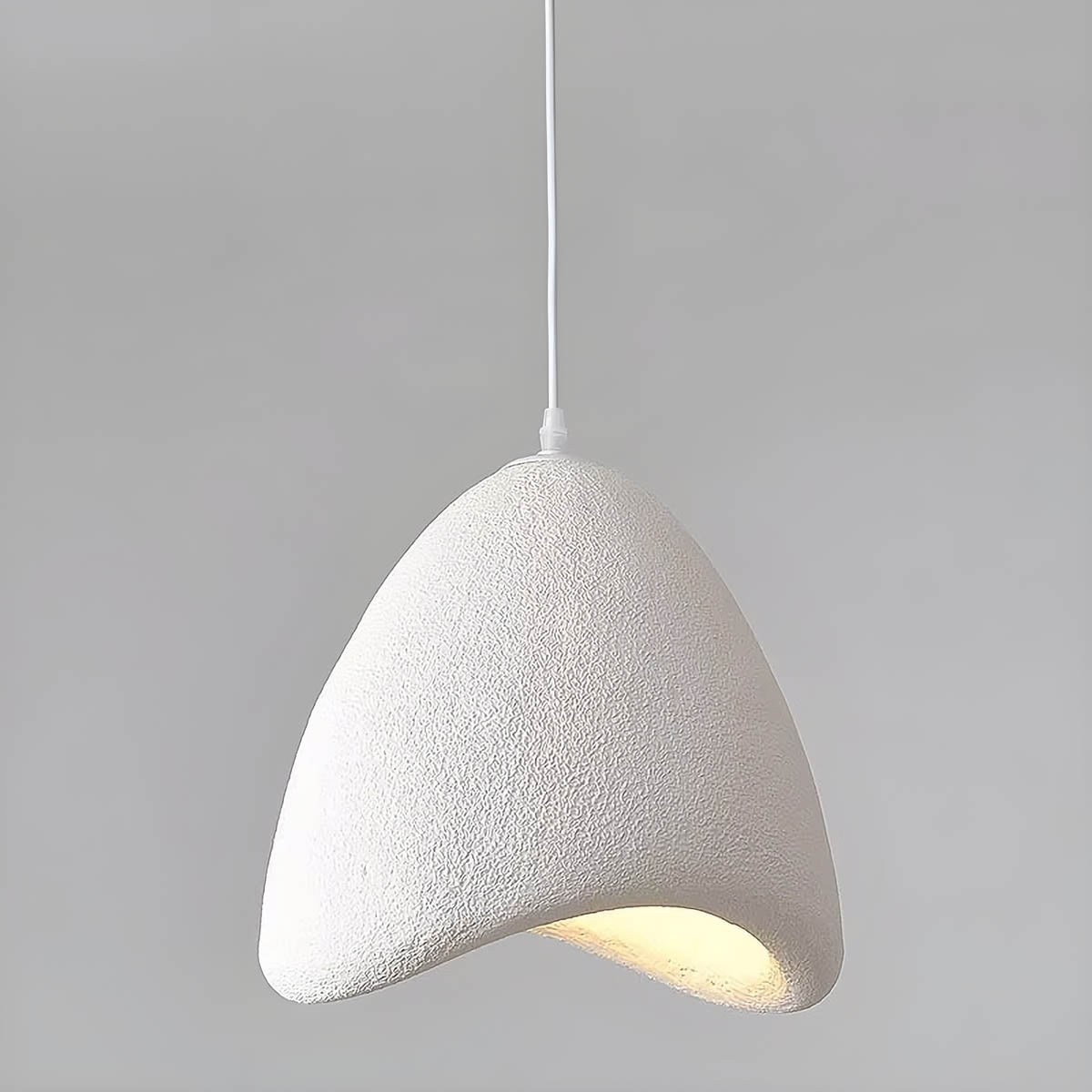 Modern ARCUS Pendant Light Cord-Pendant E27 LED, Ø 33 cm (Polystyrene & Metal)