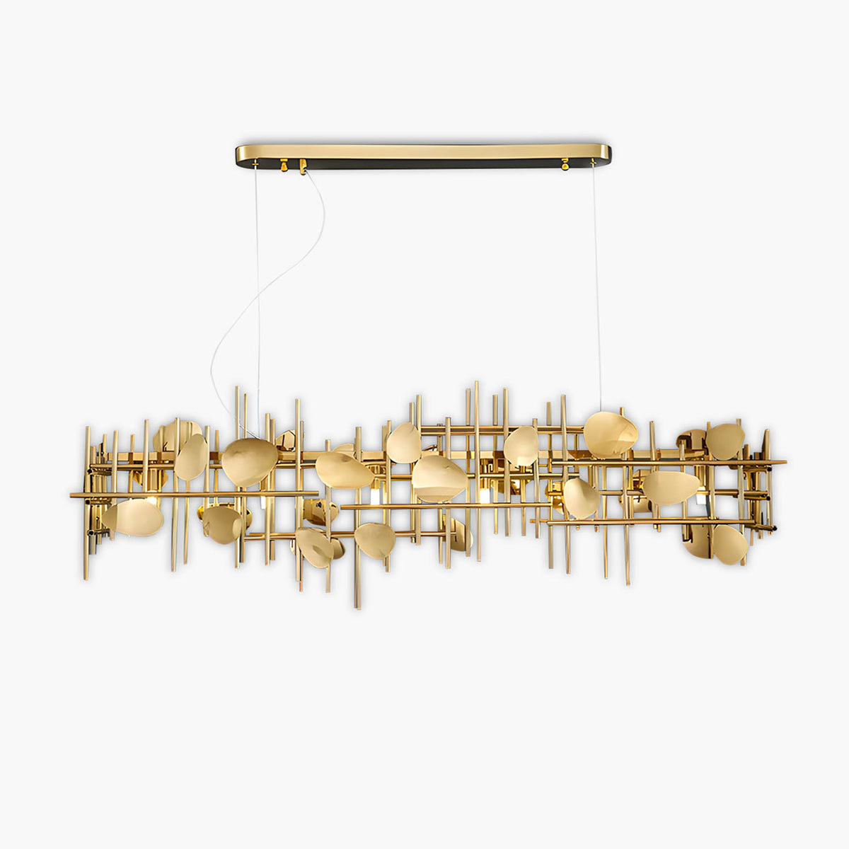 Iron Linear 5-Light Chandelier 120 cm