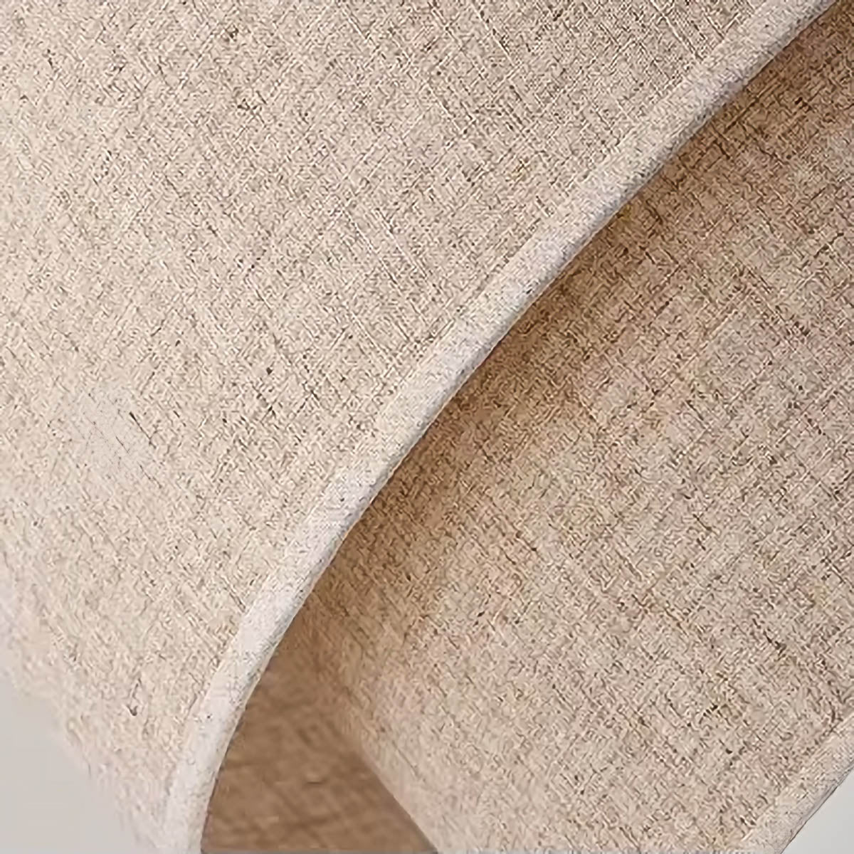 Layered Linen Drum Pendant Light