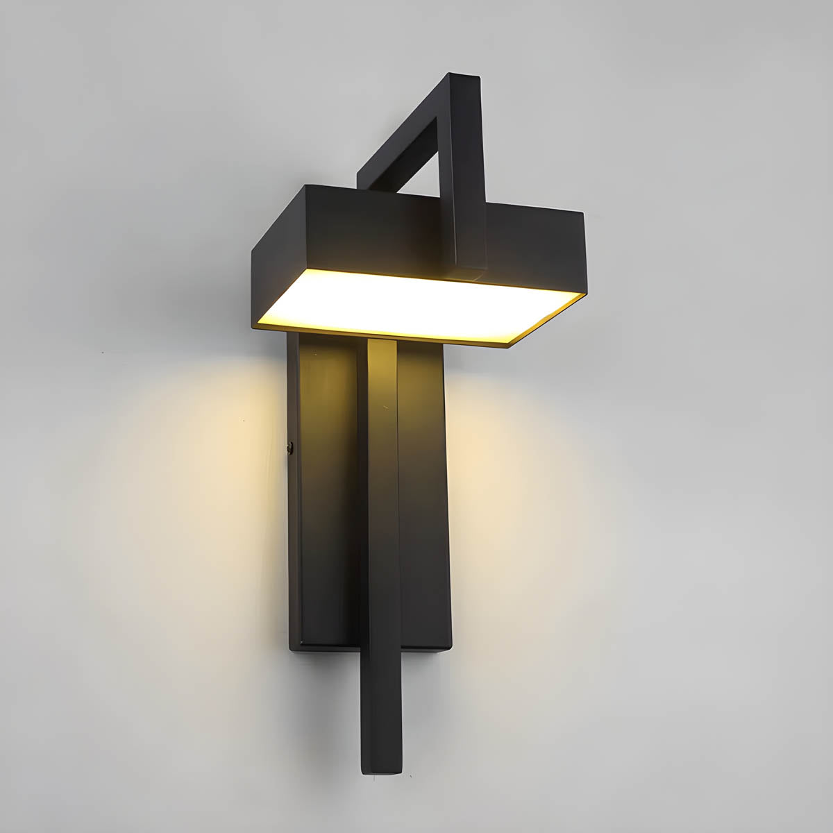 Aluminium & acrylic outdoor wall light 38 cm IP65
