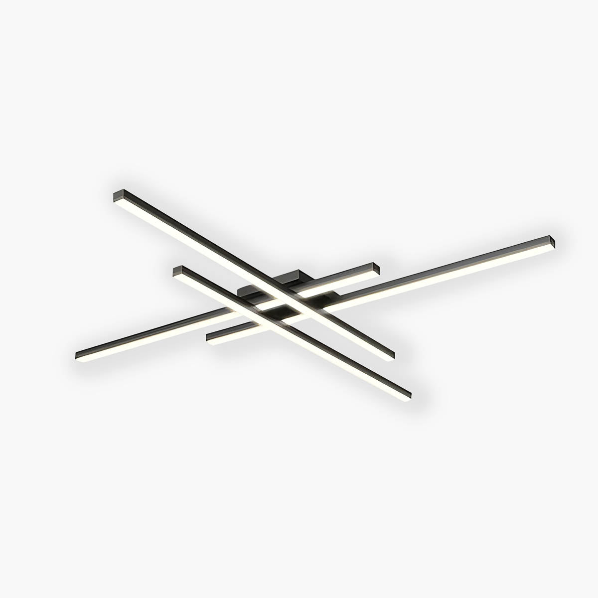 Aluminium & acrylic surface-mount LED ceiling light