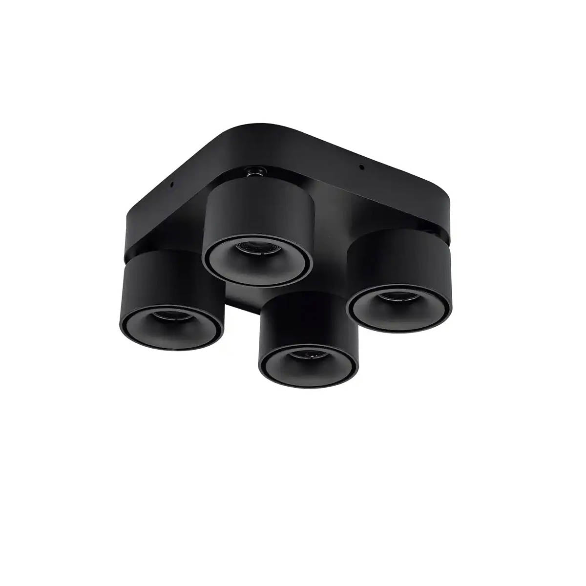 Aluminium Surface-Mount LED Spotlight – Tight 24° Beam, Multi-Head Configurations