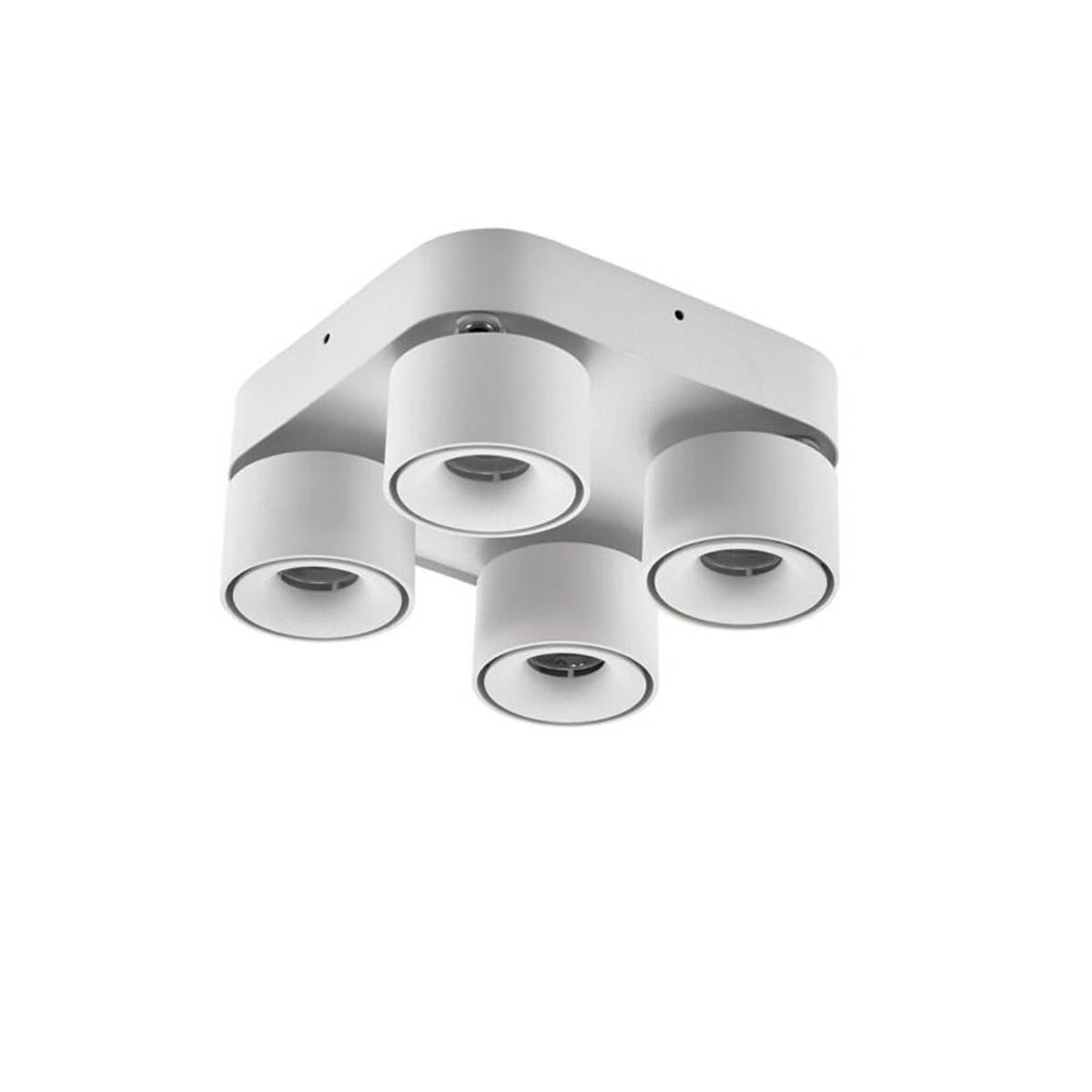 Aluminium Surface-Mount LED Spotlight – Tight 24° Beam, Multi-Head Configurations