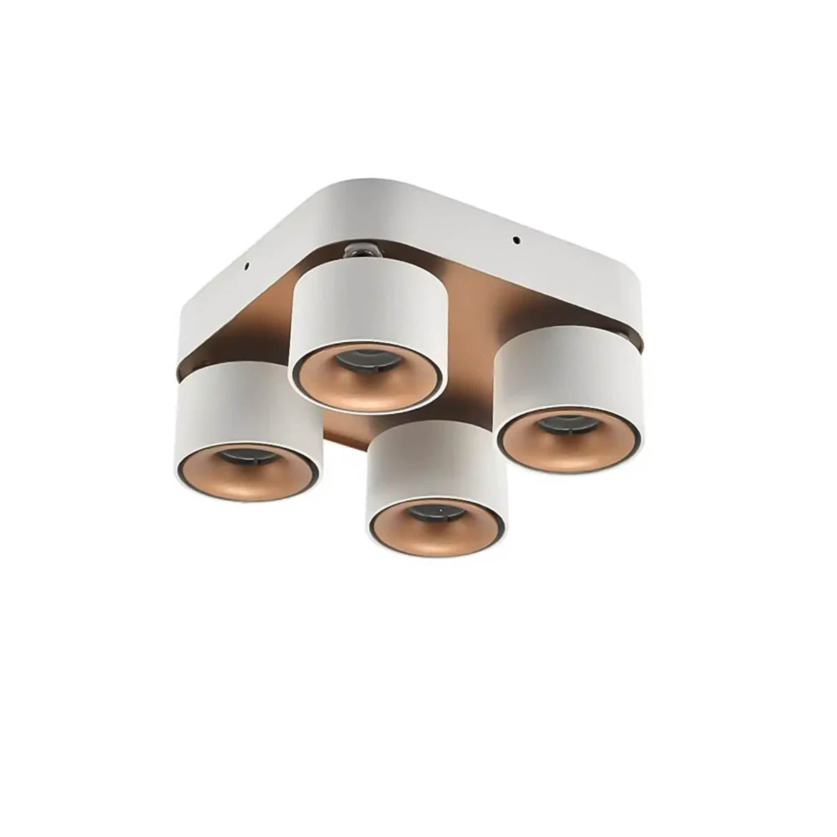 Aluminium Surface-Mount LED Spotlight – Tight 24° Beam, Multi-Head Configurations