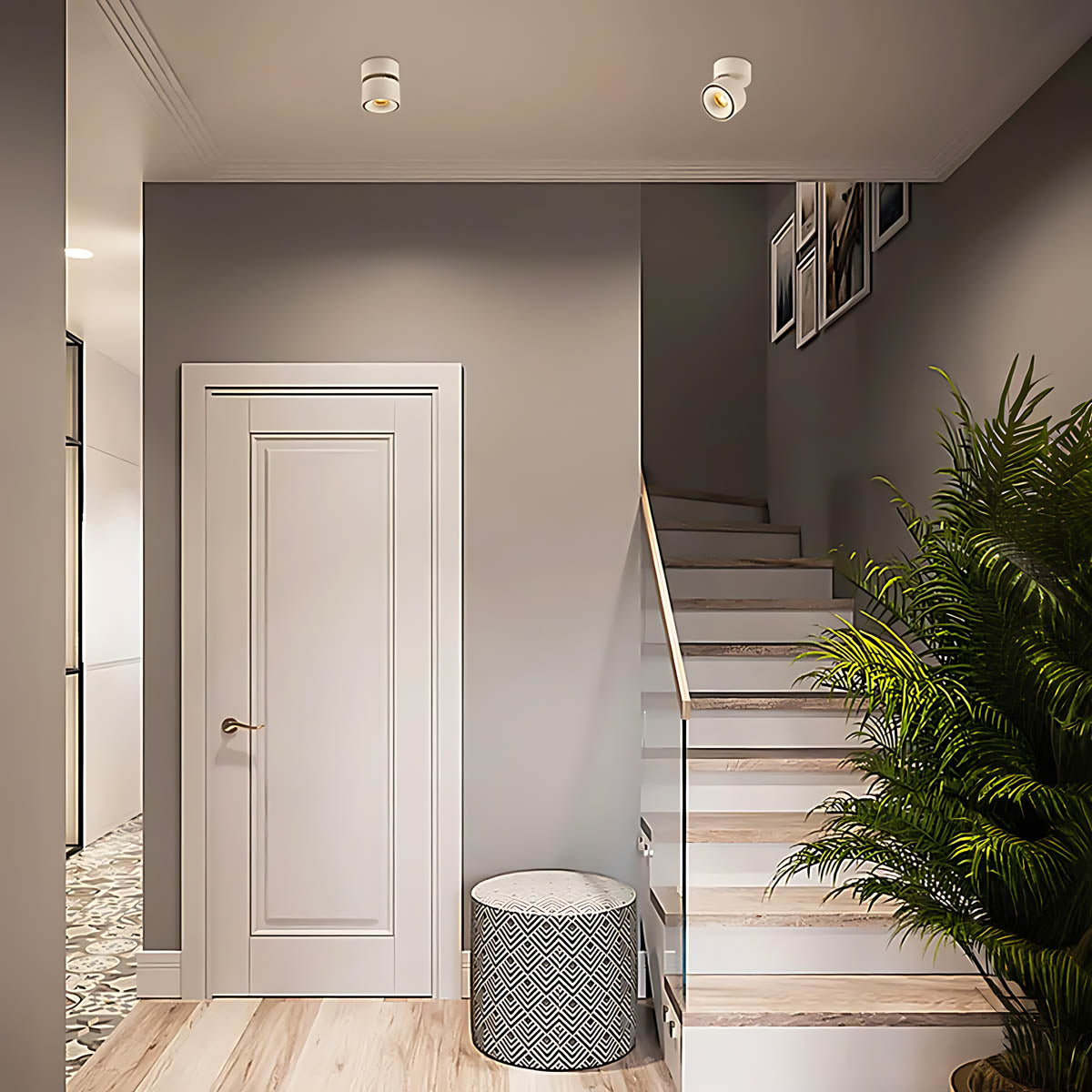 Aluminium Surface-Mount LED Spotlight – Tight 24° Beam, Multi-Head Configurations