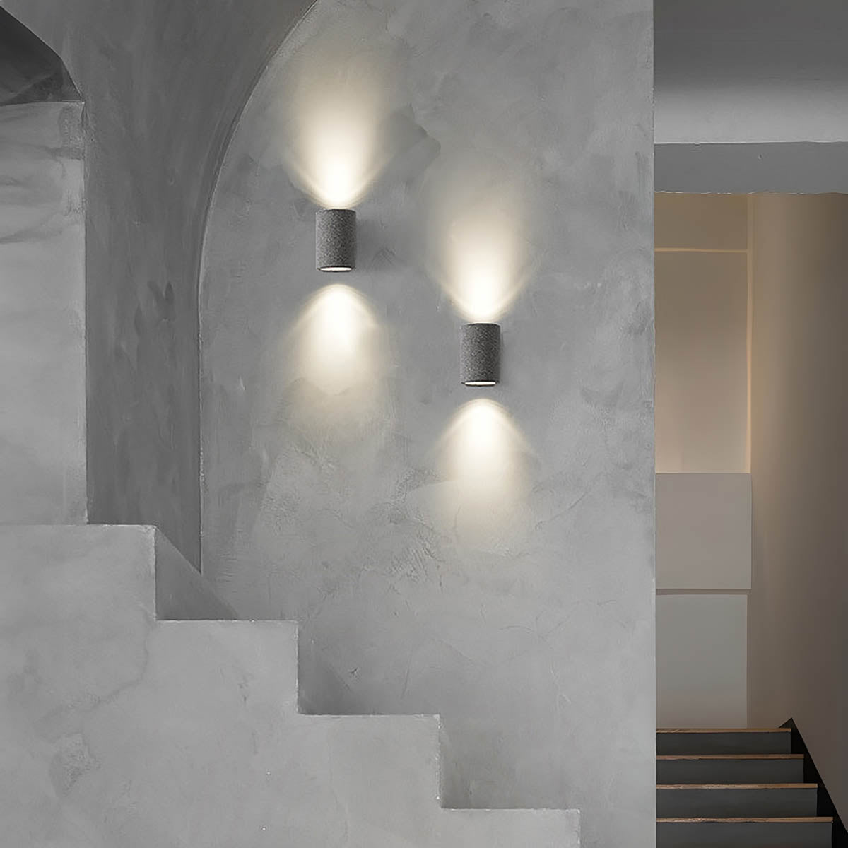 Ceramic Cylinder LED Wall Light