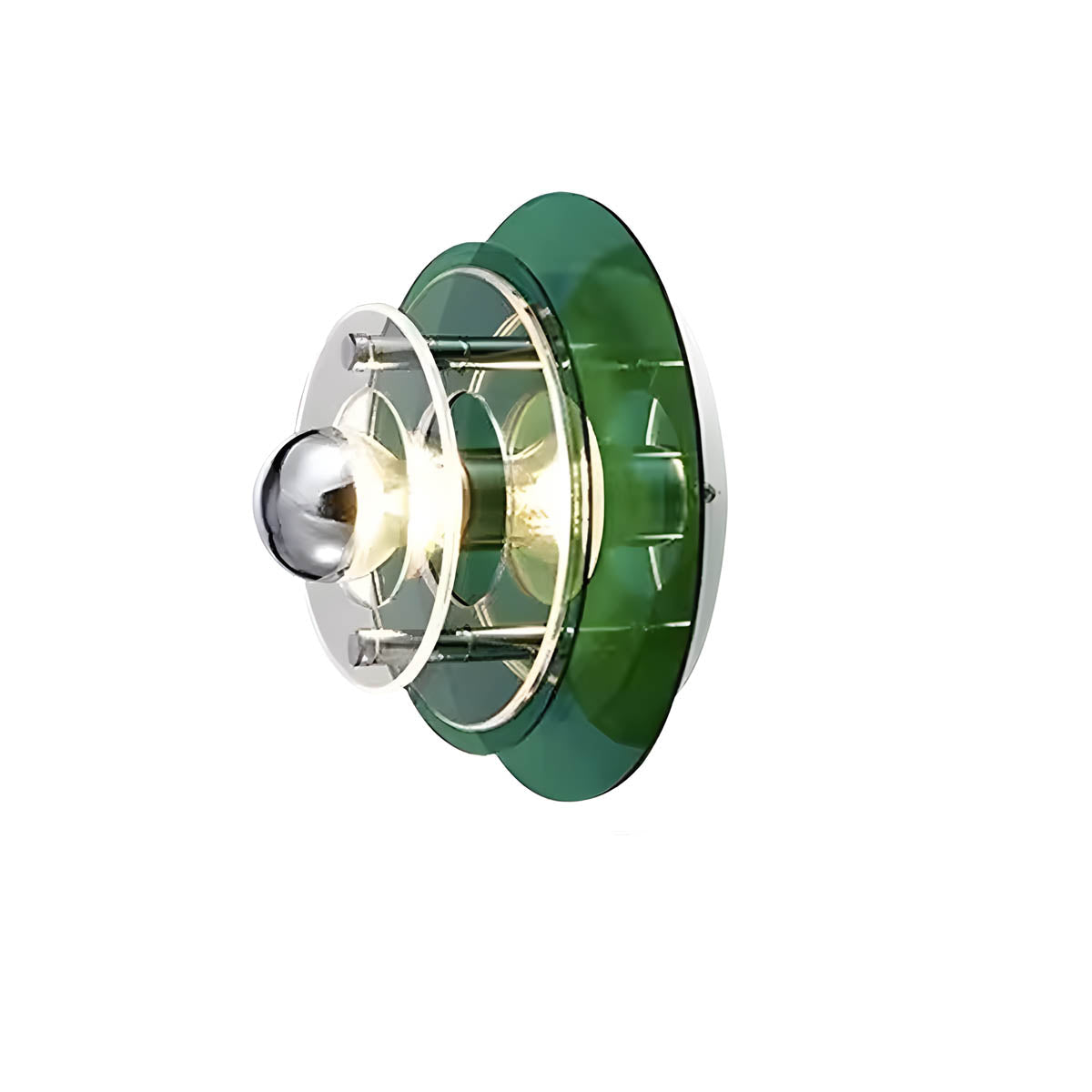 Modern Circular LED Wall Light – Iron & Acrylic